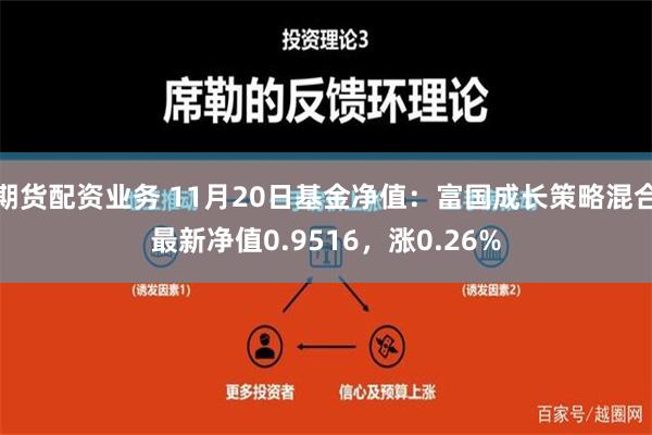 期货配资业务 11月20日基金净值：富国成长策略混合最新净值0.9516，涨0.26%